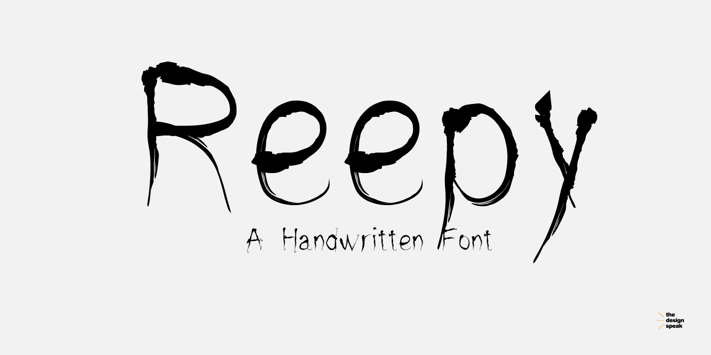 Example font Reepy #1